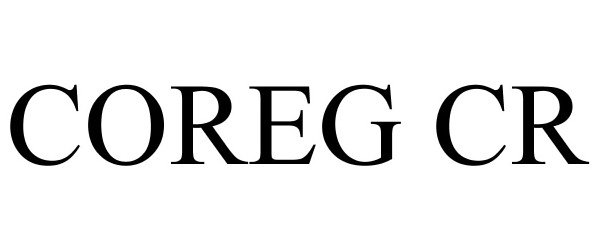 Trademark Logo COREG CR