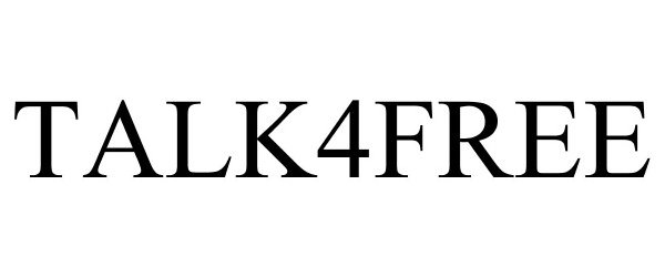 Trademark Logo TALK4FREE