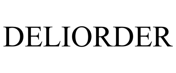Trademark Logo DELIORDER