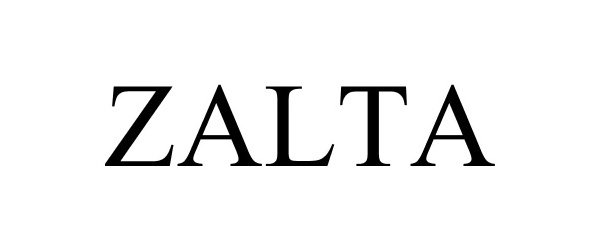 Trademark Logo ZALTA