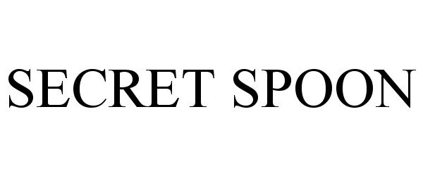 Trademark Logo SECRET SPOON