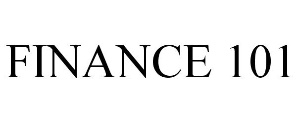 Trademark Logo FINANCE 101