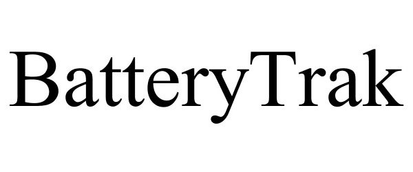 Trademark Logo BATTERYTRAK