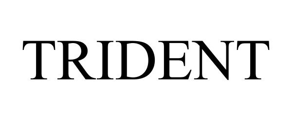 Trademark Logo TRIDENT