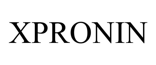 Trademark Logo XPRONIN