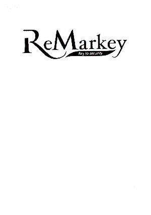 Trademark Logo REMARKEY KEY TO SECURITY