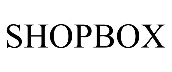 Trademark Logo SHOPBOX