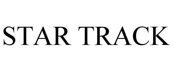 Trademark Logo STAR TRACK