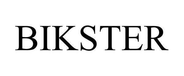 Trademark Logo BIKSTER