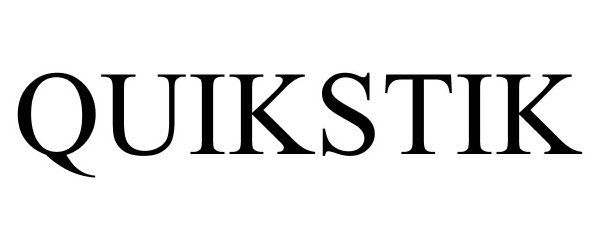 Trademark Logo QUIKSTIK