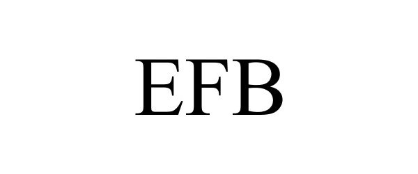 Trademark Logo EFB