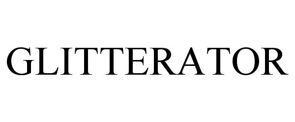 Trademark Logo GLITTERATOR