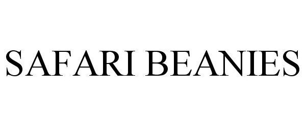 Trademark Logo SAFARI BEANIES