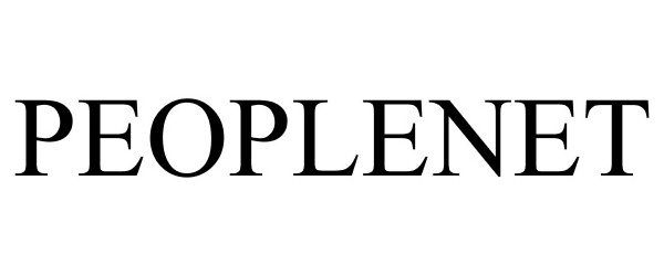 Trademark Logo PEOPLENET