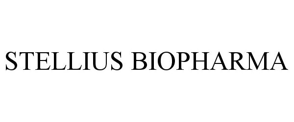 Trademark Logo STELLIUS BIOPHARMA