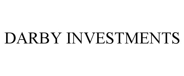 Trademark Logo DARBY INVESTMENTS