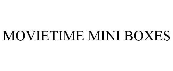 Trademark Logo MOVIETIME MINI BOXES