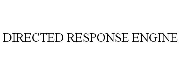  DIRECTED RESPONSE ENGINE