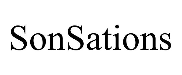 Trademark Logo SONSATIONS