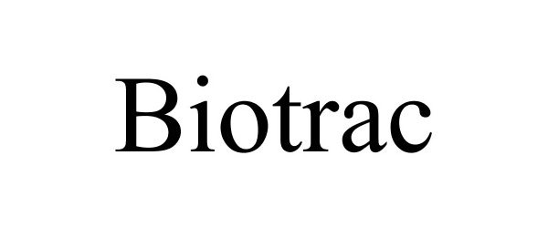 Trademark Logo BIOTRAC