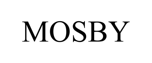 Trademark Logo MOSBY