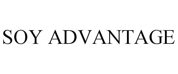 Trademark Logo SOY ADVANTAGE