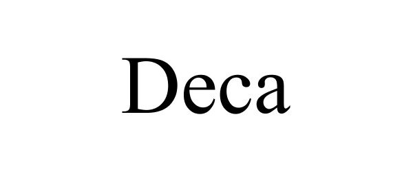 Trademark Logo DECA