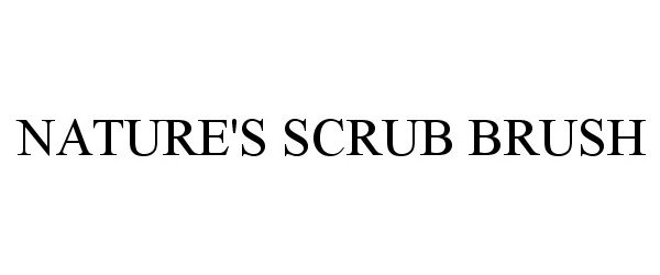Trademark Logo NATURE'S SCRUB BRUSH