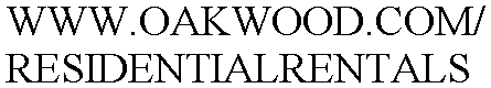  WWW.OAKWOOD.COM/RESIDENTIALRENTALS
