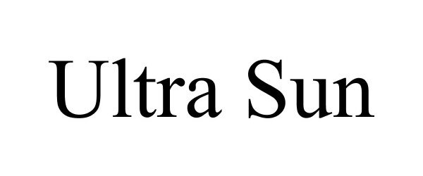 Trademark Logo ULTRA SUN