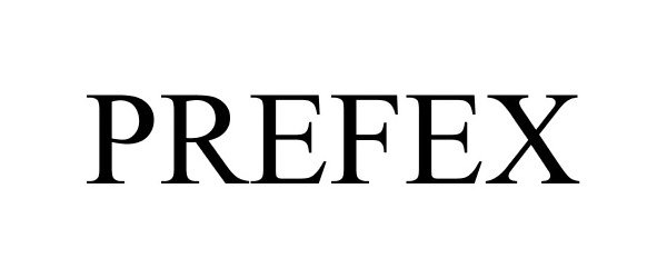 Trademark Logo PREFEX