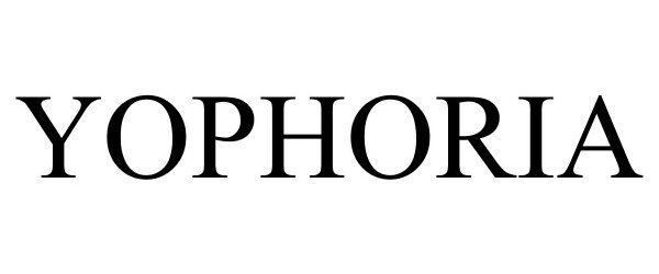 Trademark Logo YOPHORIA