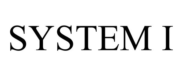 Trademark Logo SYSTEM I