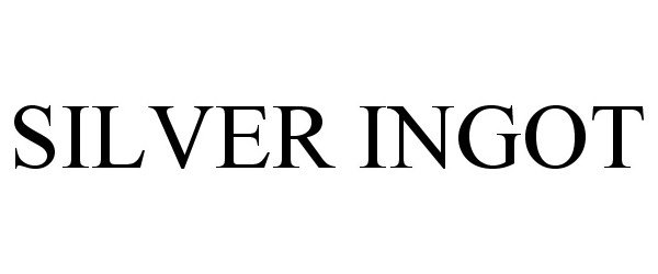 Trademark Logo SILVER INGOT