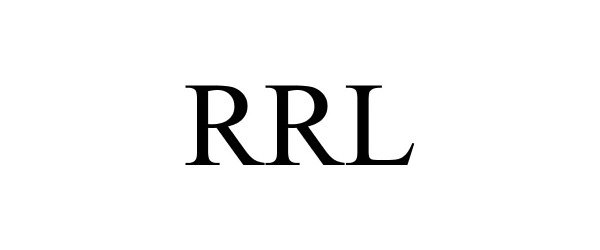 Trademark Logo RRL