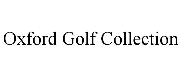 OXFORD GOLF COLLECTION