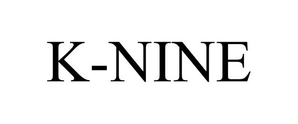 Trademark Logo K-NINE