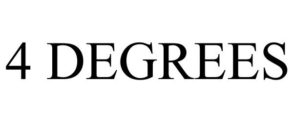 Trademark Logo 4 DEGREES