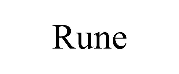 Trademark Logo RUNE