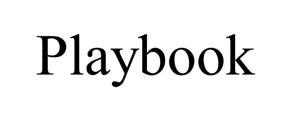 Trademark Logo PLAYBOOK