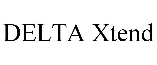 Trademark Logo DELTA XTEND