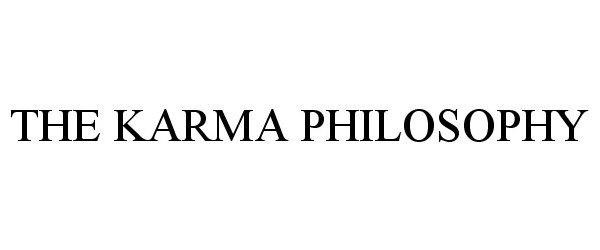  THE KARMA PHILOSOPHY