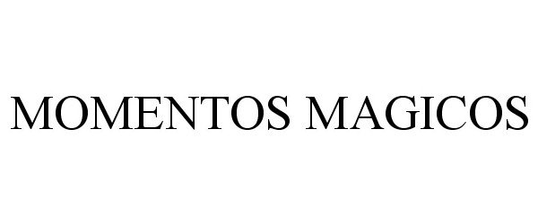 Trademark Logo MOMENTOS MAGICOS