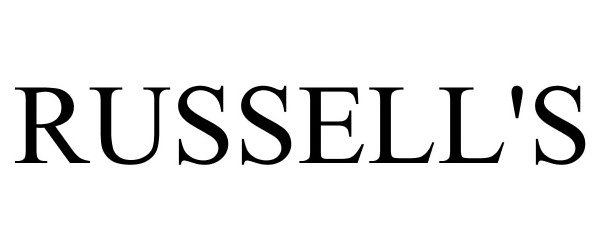 Trademark Logo RUSSELL'S