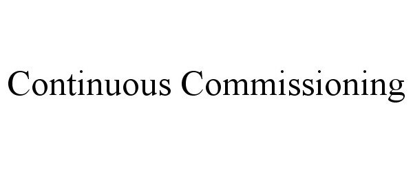  CONTINUOUS COMMISSIONING