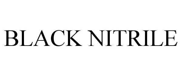  BLACK NITRILE