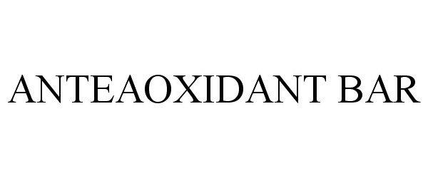  ANTEAOXIDANT BAR