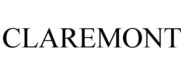 Trademark Logo CLAREMONT