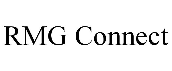 Trademark Logo RMG CONNECT