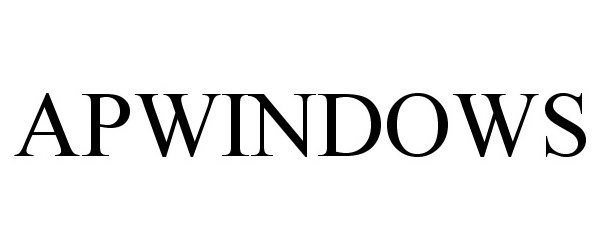  APWINDOWS